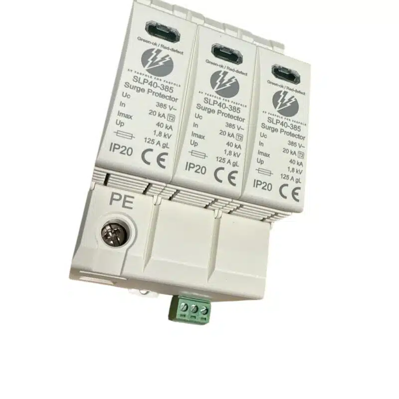 Overspenningsvern 3 pol IT/TT med meldekontakt
