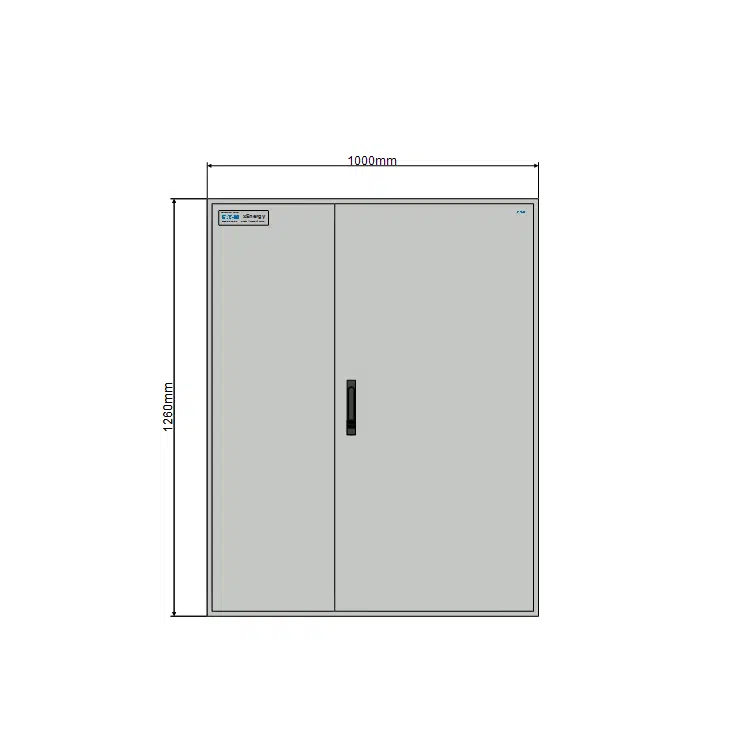 160A Modulskap 1000x1260 3 rader 5 160A Modulskap 1000x1260 3 rader - Bilde 3