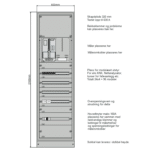 Hovedfordeling 600 bredde NZM1 TN 400V 1 Sett forfra uten dor 209