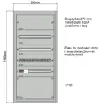 Modulskap 600x1260 4-6 rader