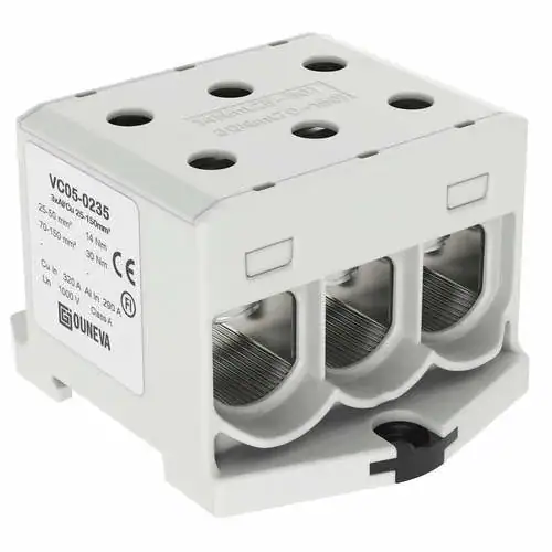 overgangsklemme al cu 25 150mm 3 pol