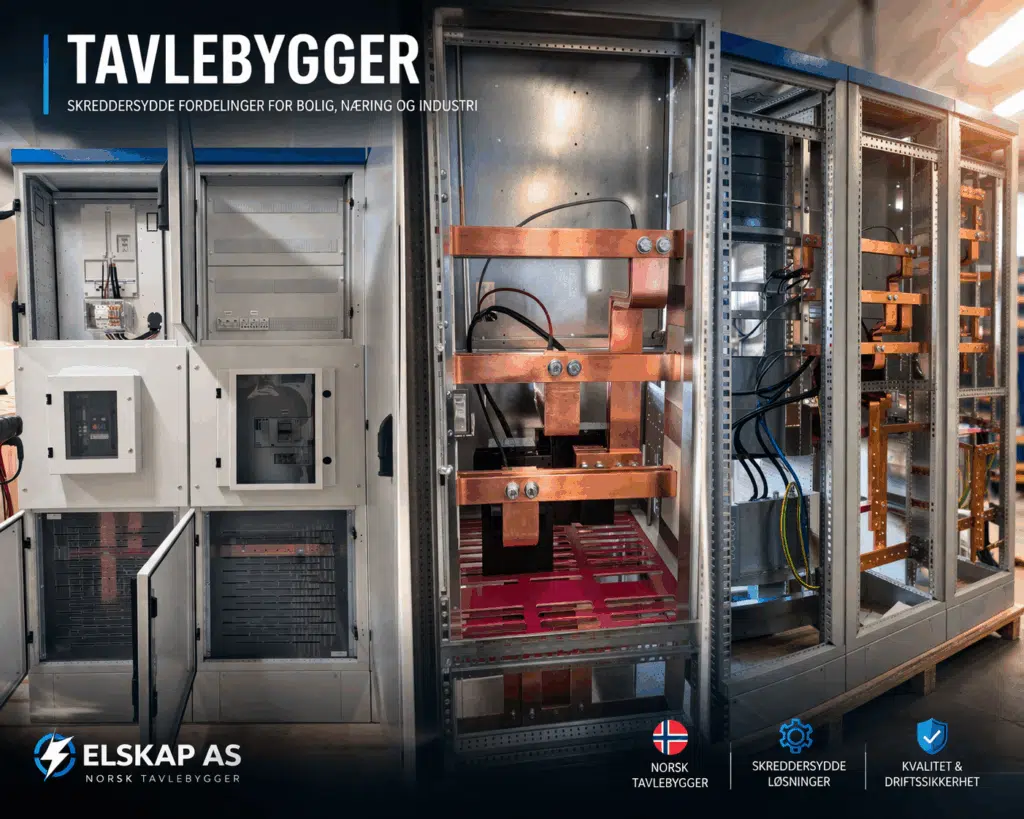 Tavlebygger Innlandet 1 Tavlebygger Innlandet – hovedtavle produsert av Elskap AS