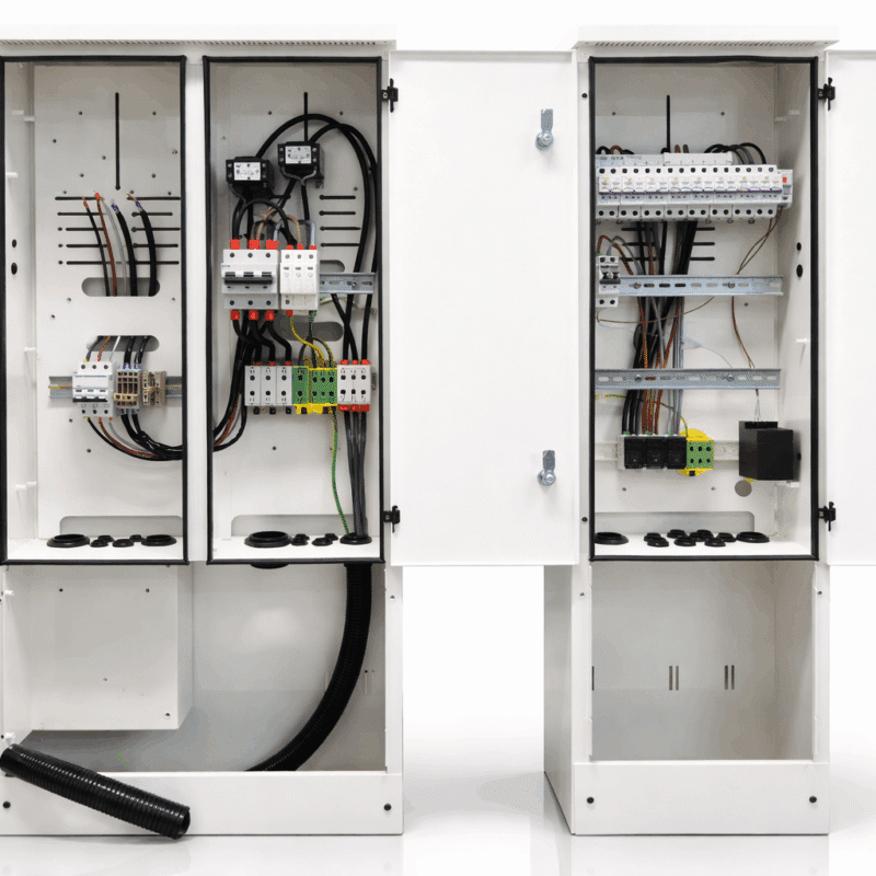 Tilknytningsskap 160A metode B med måleromkobler – komplett løsning iht. NEK 399 og REN4002