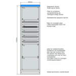 Underfordeling 600 mm IT 230V – 5–10 rader