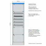 Underfordeling 600 mm IT 230V – 5–10 rader
