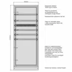 Underfordeling 800 mm IT 230V fra Elskap